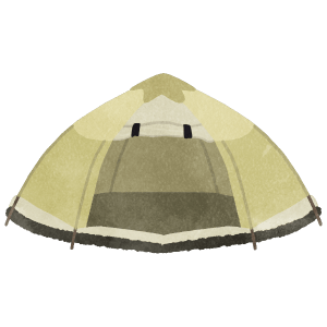 White Outdoor Camping Tent