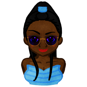 Girls Teens Twenties Upper Body With Sunglass B