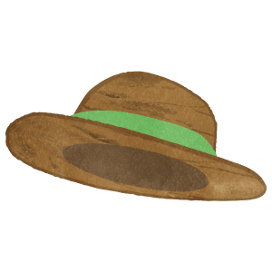 Light Green Straw Hat