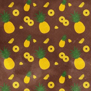 Pineapple Patterns Brown