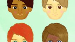 set of face of man efgh 268