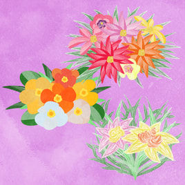 Set Of Flower Bouqet Ideas 