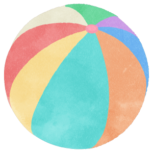 Wainbow Color Beach Ball
