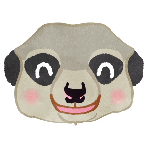 Meerkat Smiling Face 2