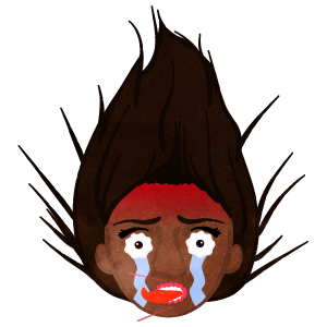 Facial Expression Of When She Ate Spicy Food D