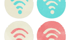 icon set of wifi symbol marks 268