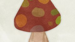 spotted brown cute mushroom 01 268