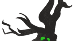 halloween character style black tree 03 268