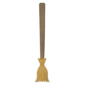 Halloween Witches Broom 02