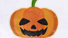jack o lantern triangular eyes face only