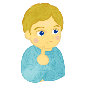 Boy Thinking About Something Upper Body A
