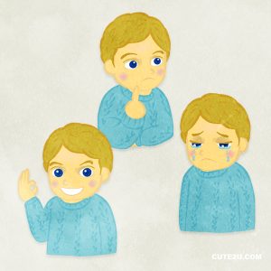 Set Of Boys Upper Body Only Winter Style A