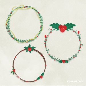 Set Of Christmas Frames 01