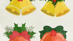 set of christmas ornament bell 01