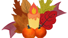 thanksgiving candle leaves and ribbons 01 02