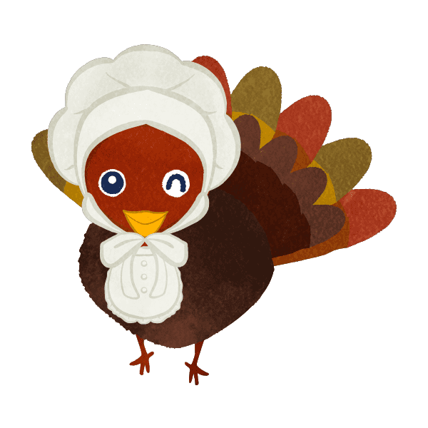 Thanksgiving Turkey Wearing Maid Clothing 03