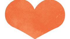 icon symbol orange heart 01