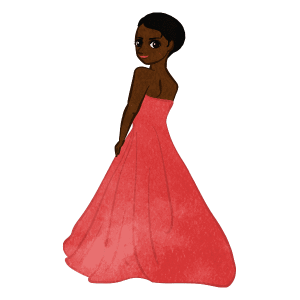 Lady With A Red Dress B