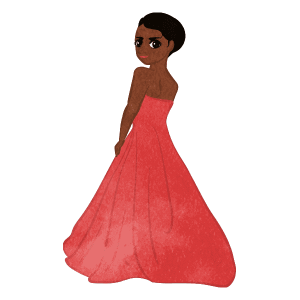 Lady With A Red Dress D