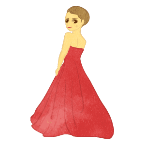 Lady With A Red Dress G