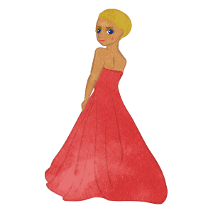 Lady With A Red Dress H