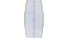 surfing surfboard 01 white line