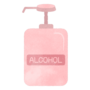 Medical Alcohol Pink Spray Bottle