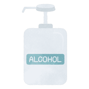 Medical Alcohol White Spray Bottle