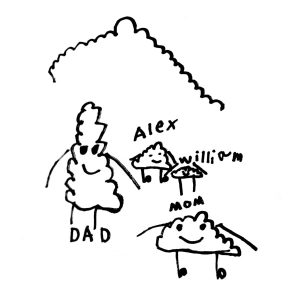 Wiliam's Illustration Cloud Family