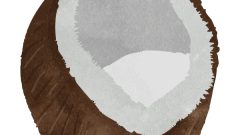 split coconut