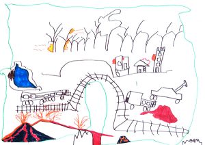 Wiliam's Illustration Base Of A Mountain