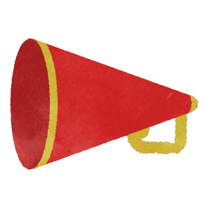 Red And Yellow Megaphone
