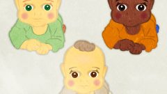 set of baby lying one ones face 1