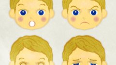 set of smiling boys face with a little natural perm a01