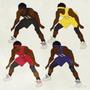 Basketball Player Offence Defence 01 B