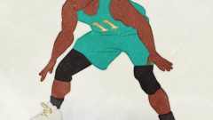 basketball player offence defence 01 d emerald green uniform