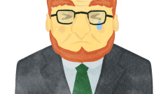 crying uncle in suit upper body 01 e