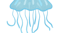 jellyfish 01 blue expressionless