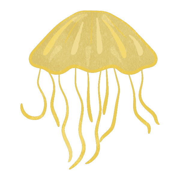 Jellyfish 01 Yellow Expressionless
