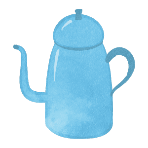 Tablewares Coffee Pot 01 Light Blue