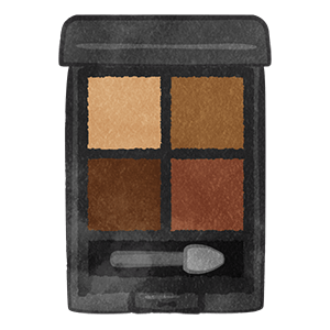 コスメティック アイシャドウ 4色 01 ブラウン系