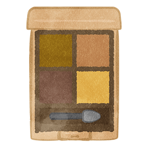 コスメティック アイシャドウ 4色 01 イエローゴールドタイプ