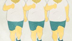 SPORTS Run Fat bearded mans marathon a