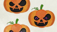 ハロウィン Jack O Lantern03 Face
