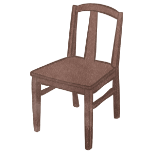 Furniture Chair02 Dark Brown
