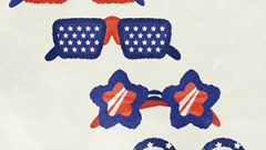 Independence Day American Flag Sunglasses01