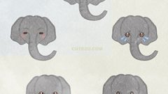 ANIMAL Elephant02 Face01