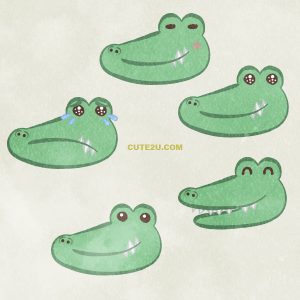 Animal Alligator02 Face01