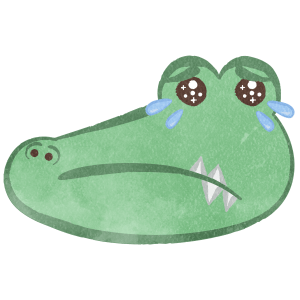 Animal Alligator02 Face Cry