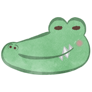 Animal Alligator02 Face Embarrassed